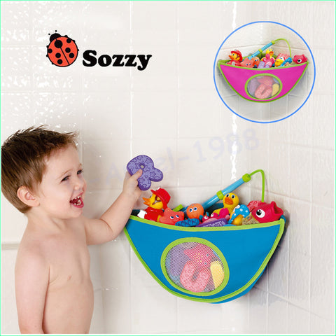 SOZZY bathroom corner bath toy bag for children finishing pouch finishing bags swim toys storage baby products